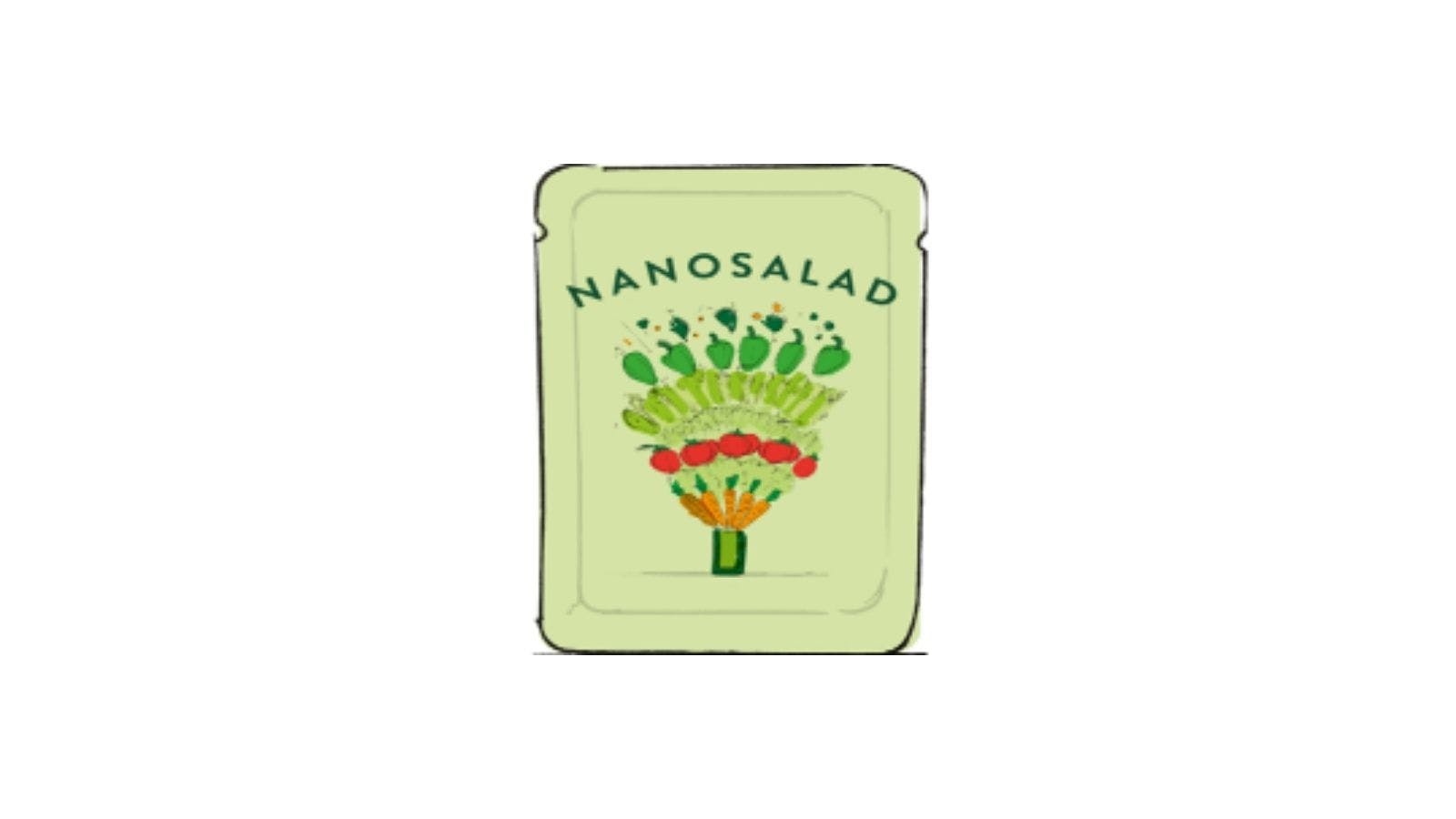 green bread with nanosalad name on it